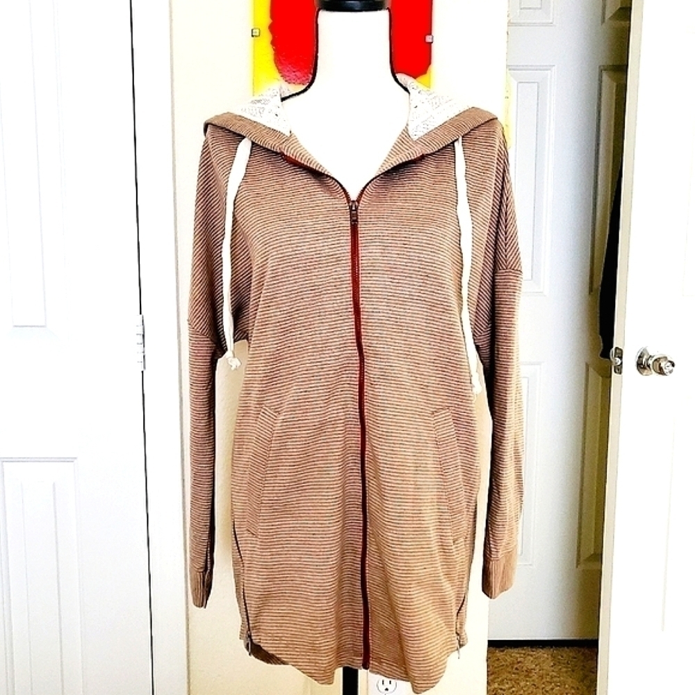 ODDY | Zip Up Lace Hoodie